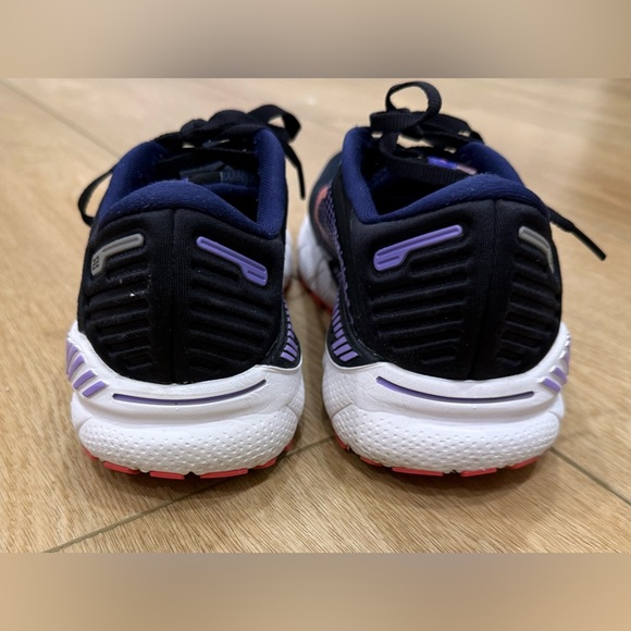 Brooks Adrenaline GTS 22 Running Shoes Women’s 7 Black Pink Purple - Picture 6 of 9